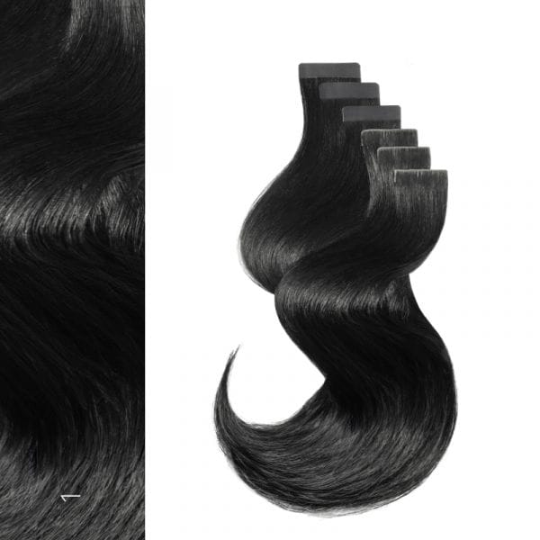 Balmain Easy Invisible Tape Human Hair - 6pcs - #1 55cm