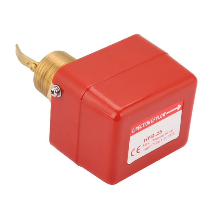 Gedeeltelijk roestvrij staal Type 6380V 1  Schoffelbediening Waterstroomschakelaar 1.0MPa SPDT-contacten