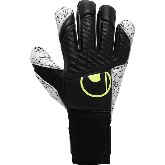 Uhlsport FM Supergrip+ Flex Frame Carbon Black Fluo Yellow - Keepershandschoenen - Maat 9