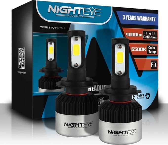 Nighteye High-Power LED Lampenset H4