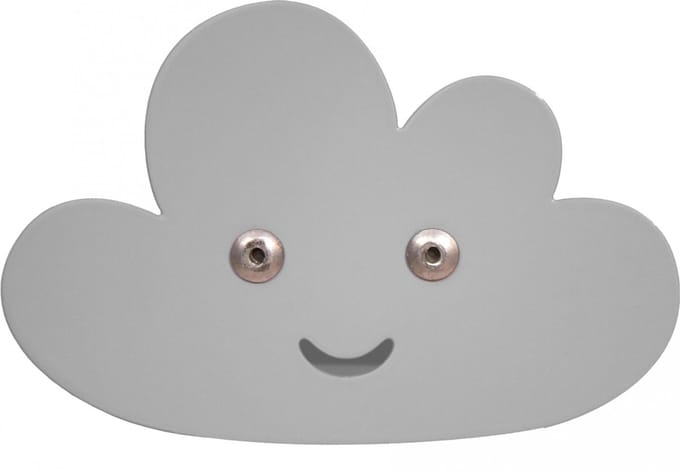 Roommate Cloud Muurhaak Pastel Grey