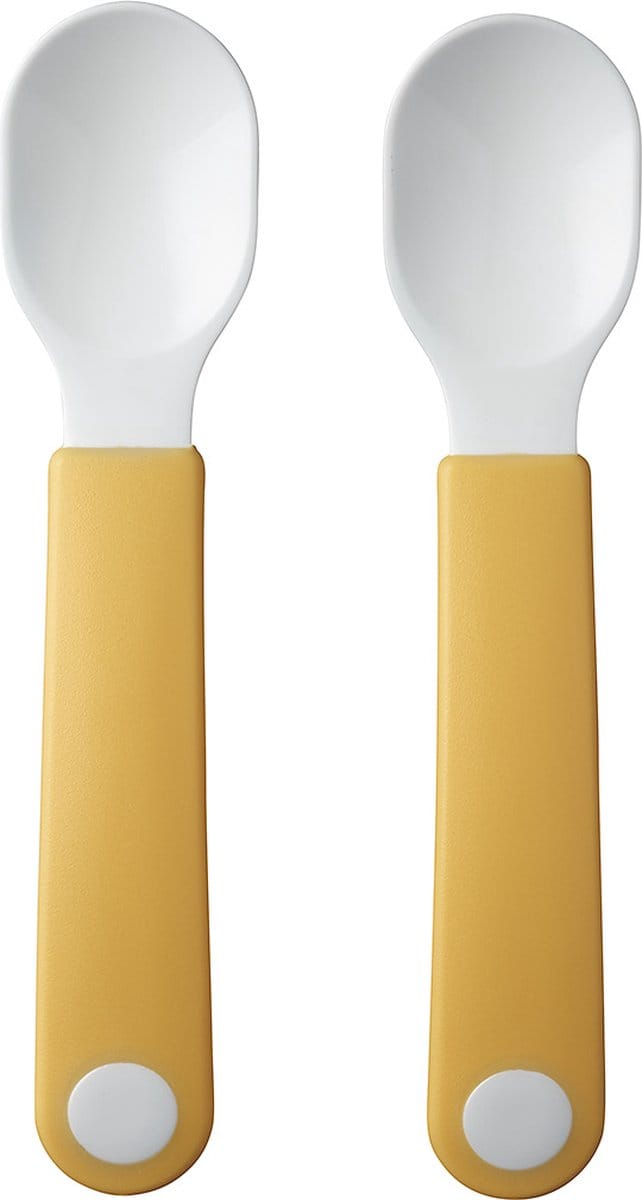 Mepal Mio Set Oefenlepels - Geel, 2st.