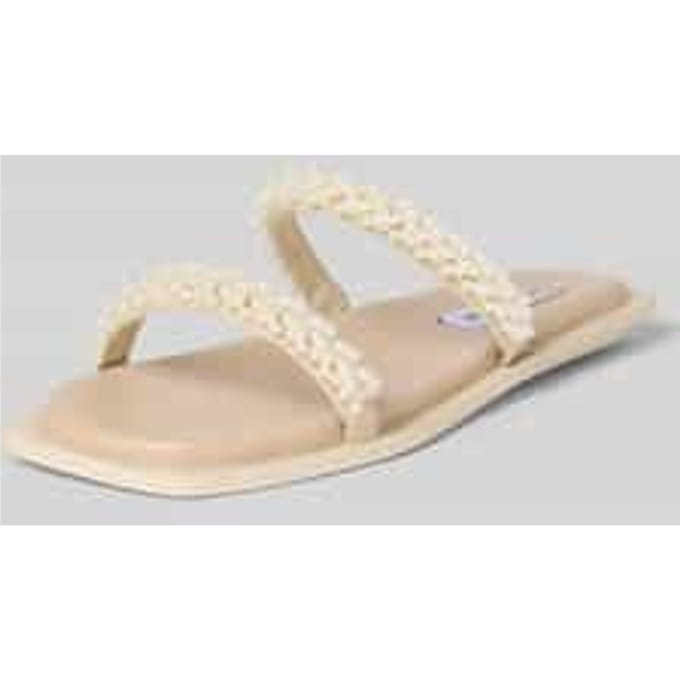 Pantolette met parelversiering model 'Sinne'