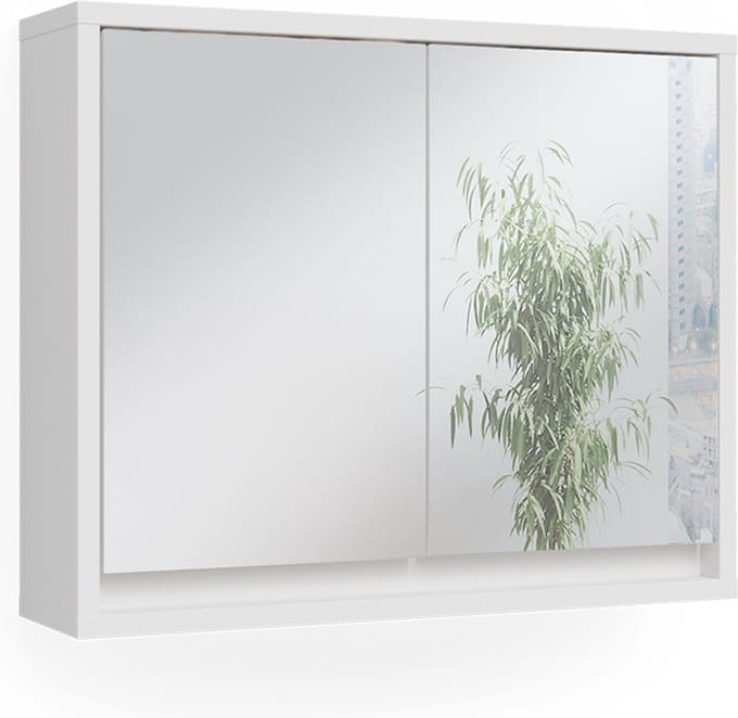 Vicco Mila Badkamerspiegelkast – 55 x 45 cm Wit