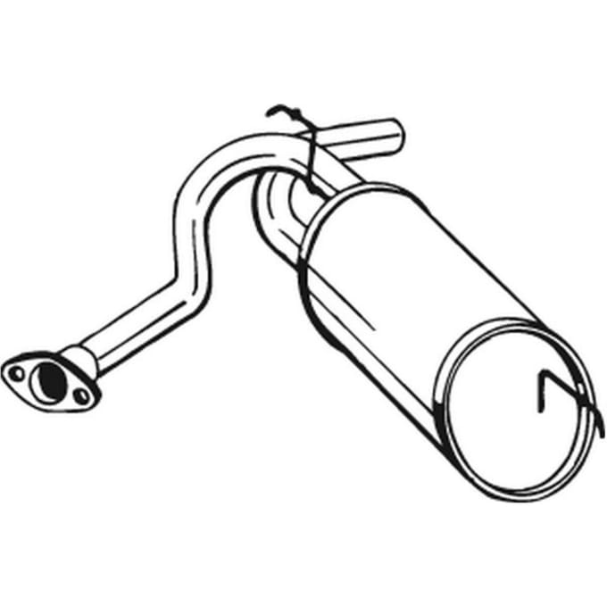 Geluiddemper achter BOSAL 229-755