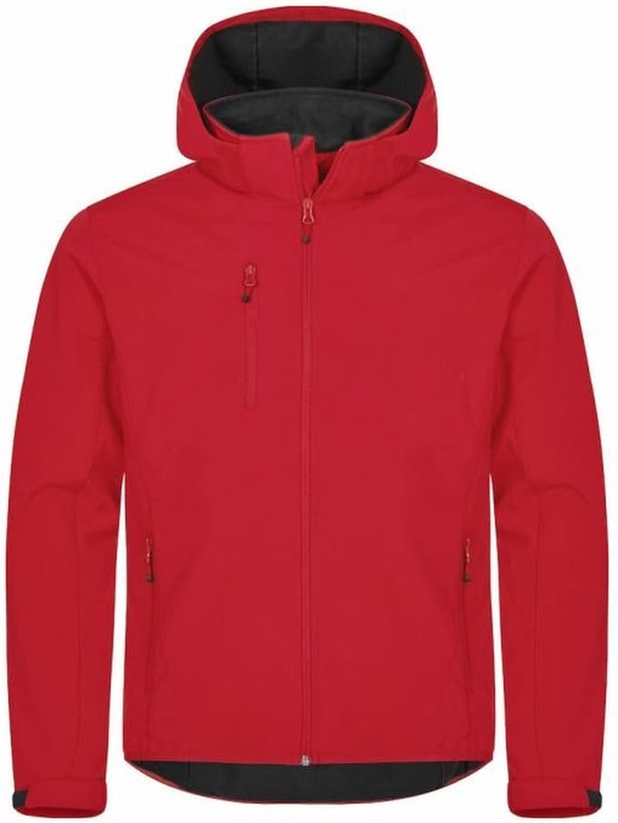 Clique Classic Softshell Hoody 0200912 - Rood - M