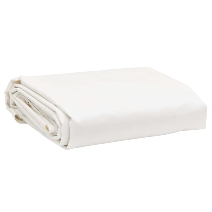 vidaXL - Dekzeil - 650 - g/m² - 5x5 - m - wit