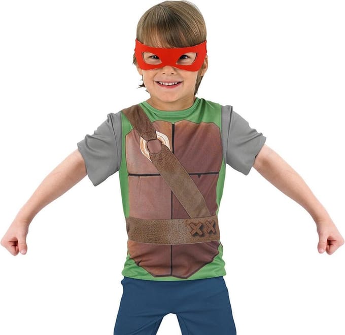 "Set van Ninja Turtles™ voor kinderen - Kinderkostuums - 110/122"