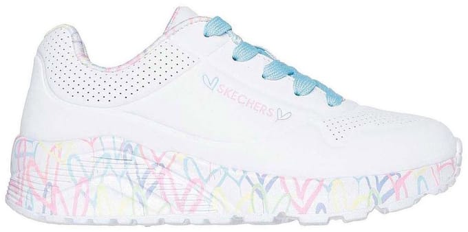 Skechers UNO LITE Meisjes Sneakers - Wit
