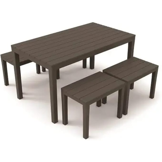 Tuinset tafel met 4 banken Wilsa Garden Samoa