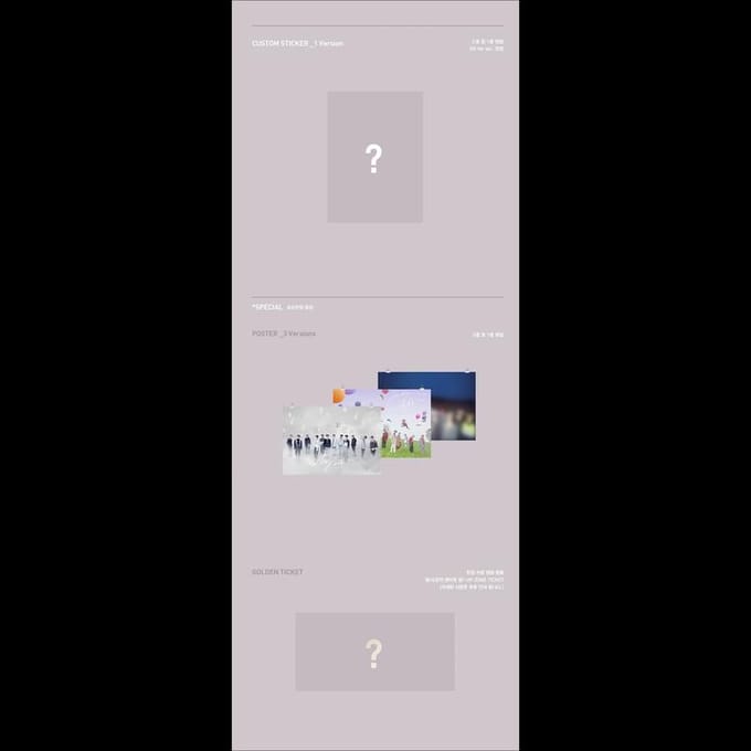 THE BOYZ [HET ENIGE] 3e minialbum Random white