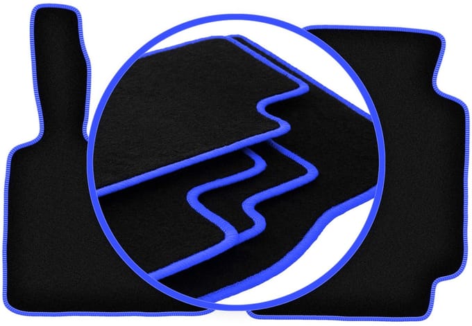 CARLUX-BLUE automatten voor: Smart ForTwo I hatchback (1998-2007)