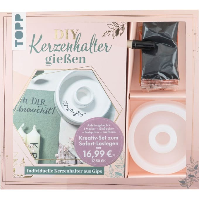 Creatieve set "Kerzenhalter gießen"
