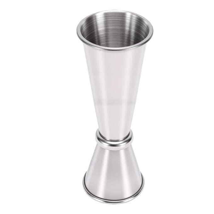 Double Jigger en Acier Inoxydable 304 Tasse à Mesure Double Face Outil de Bar pour Cocktail Boisson white