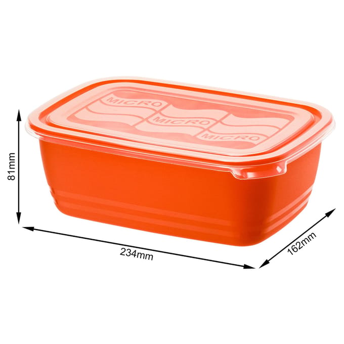 Rotho | Magnetrondoos | 1,9 L | Papaya Rood
