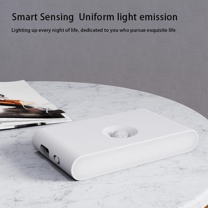 Intelligent sensor-nachtlampje LED-lichaam Infrarood Type-c Oplaadbaar draadloos magnetisch licht Type 2
