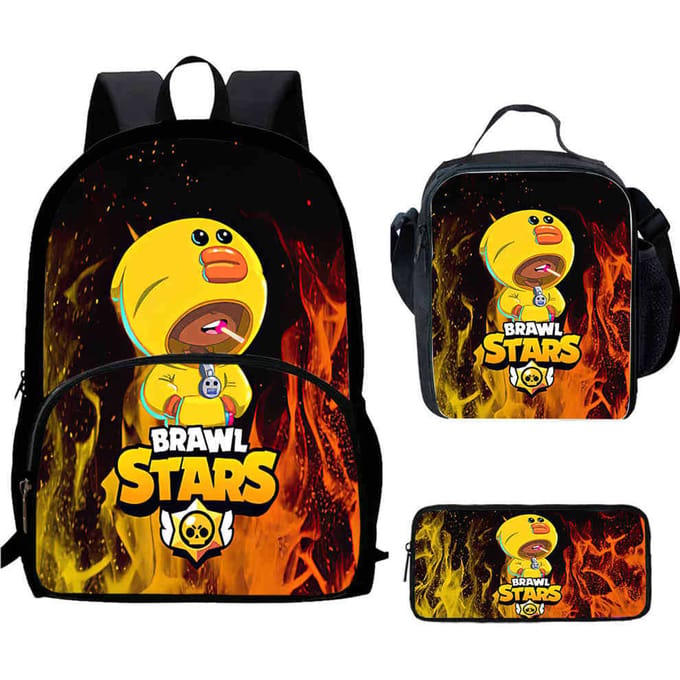 Sac à dos Brawl Stars Impression Haute Définition Multifonctionnel Léger