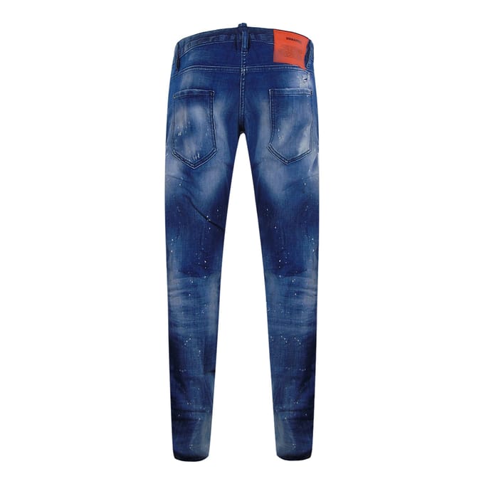 Dsquared2 Anniversary Super Low Blauwe Denim Broek