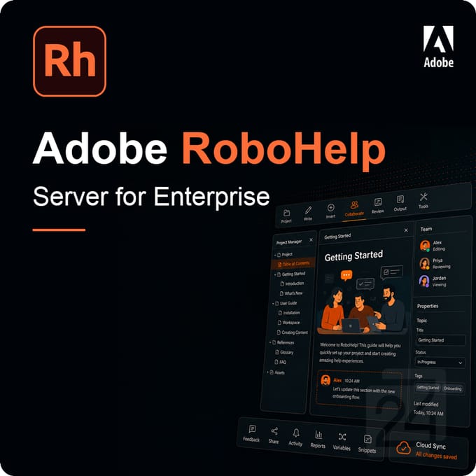Adobe RoboHelp Server for Enterprise EDU 100+ Gebruiker(s)
