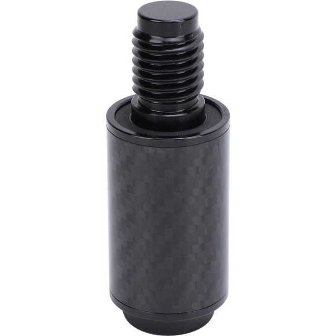 Poolkeu Verlengstuk 2 Inch Koolstofvezel Biljartkeu Verlengstuk met Bumper voor CUETEC black