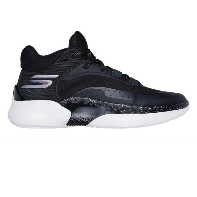 Skechers Heren Resagrip Logo Sneakers (Zwart/Wit)