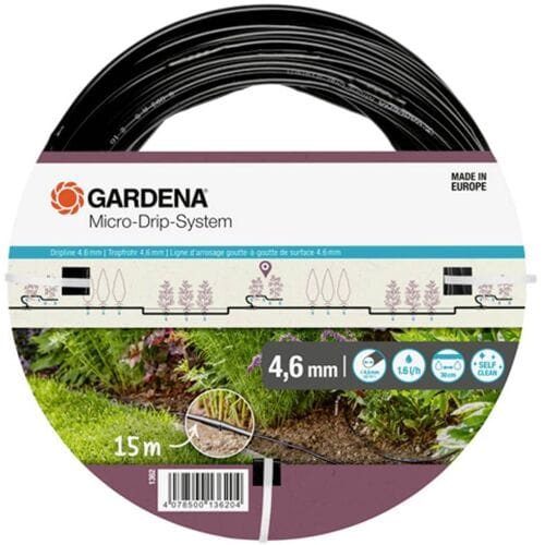 GARDENA Micro-Drip system 01362-20 Druppelbuis 4,6 mm (3/16) Slanglengte: 15 m
