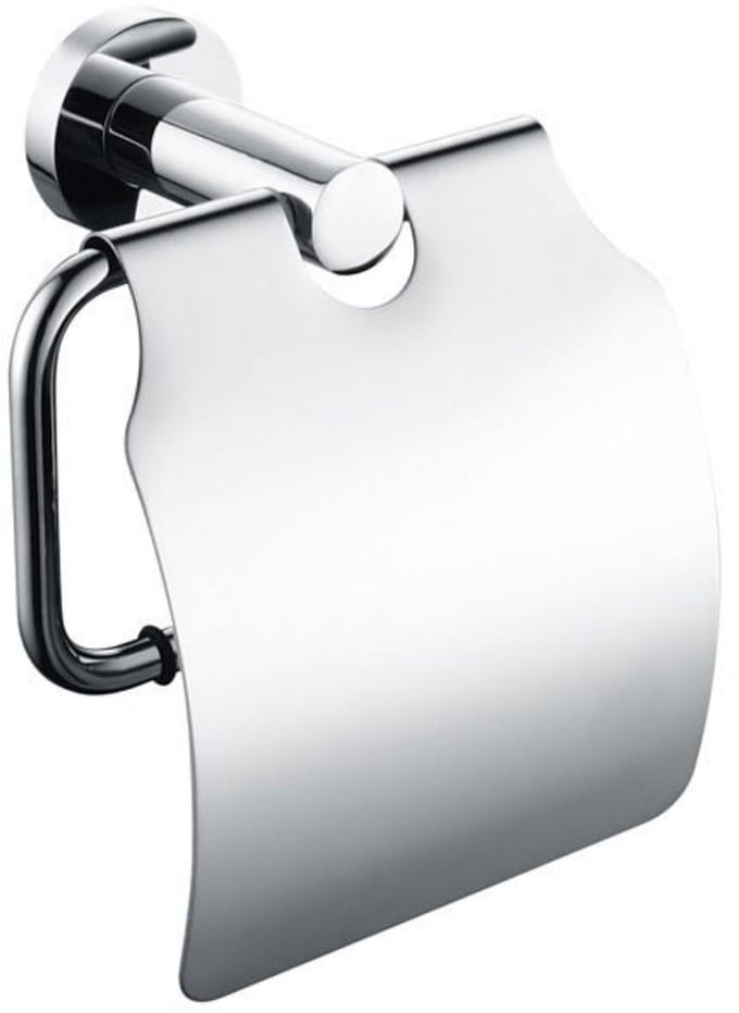 Aloni toiletrolhouder met klep – chroom