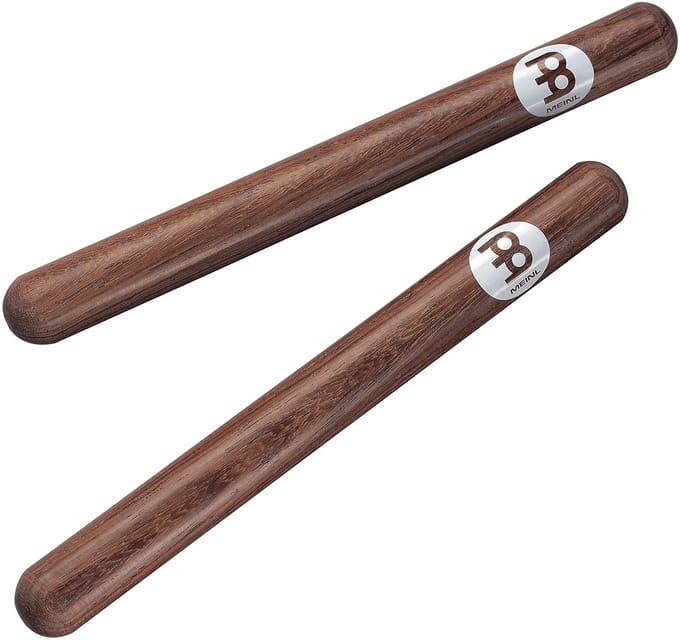 Meinl CL18 - Pair of Claves, Deluxe, Solid Hardwood