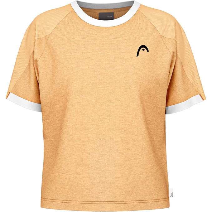 HEAD Play Tech T-shirt Dames-Goudgeel