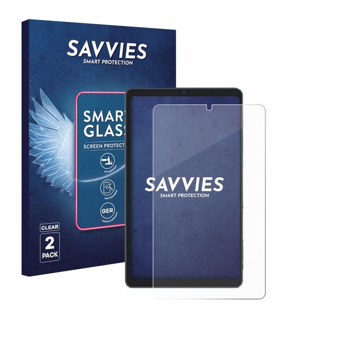 2 Stuks Savvies Screenprotector - geschikt voor Chuwi AuPad Mini - beschermfolie glas transparant