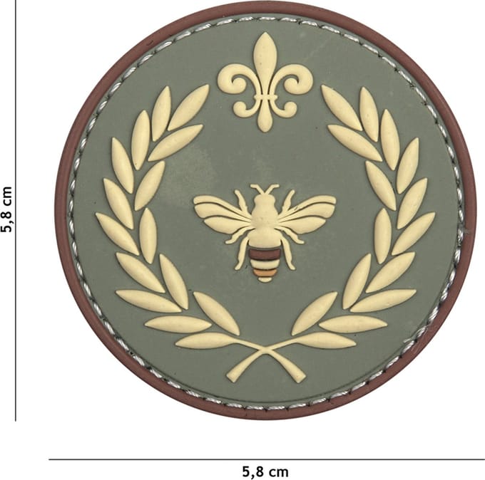 101 Inc Embleem 3D Pvc Napoleon Bij Groen  11130