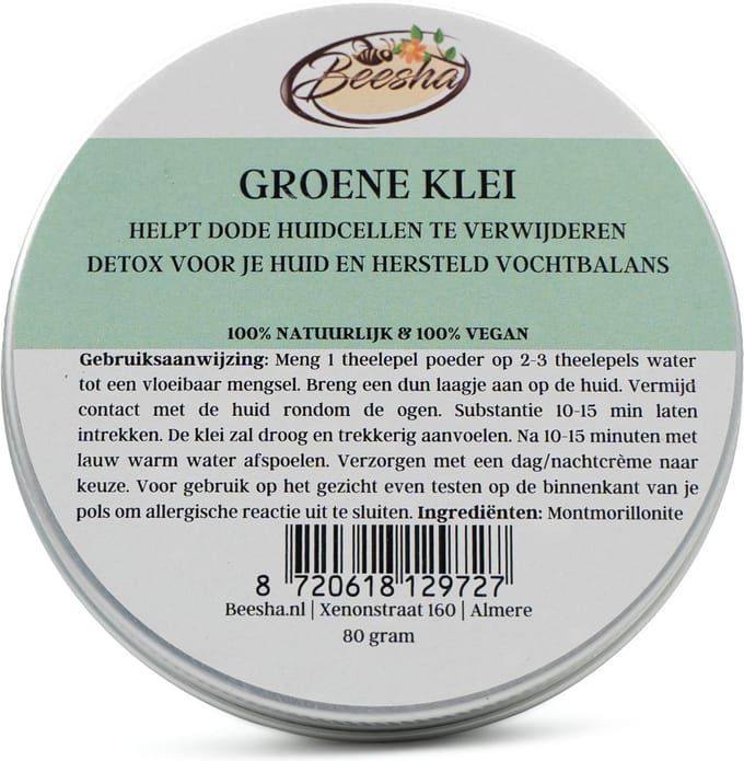 Beesha - Groene Kleimasker