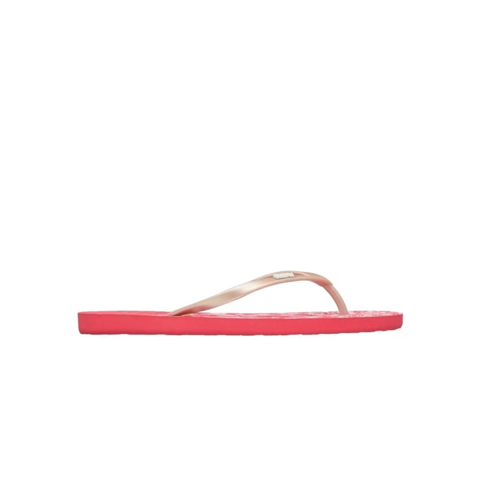 Roxy New Viva Printed Slippers Roze EU 36 Vrouw