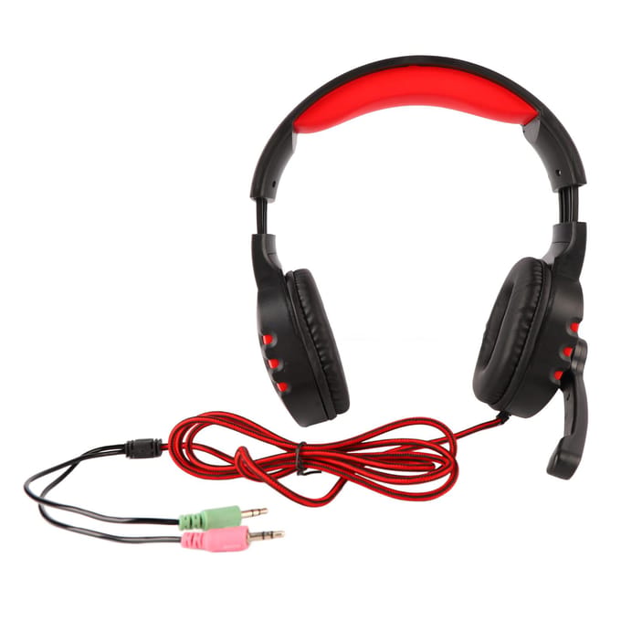 Bedrade Koptelefoon Ruisonderdrukking Verstelbare Hoofdband Over-Ear Gaming Headset met Microfoon voor Laptop PC