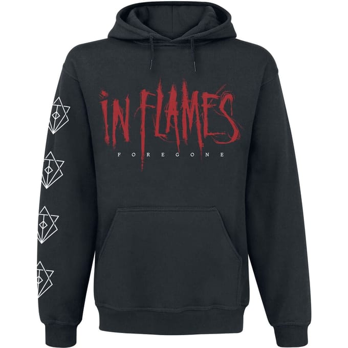 In Flames Foregone Cover Heren Trui met capuchon - zwart - 3XL