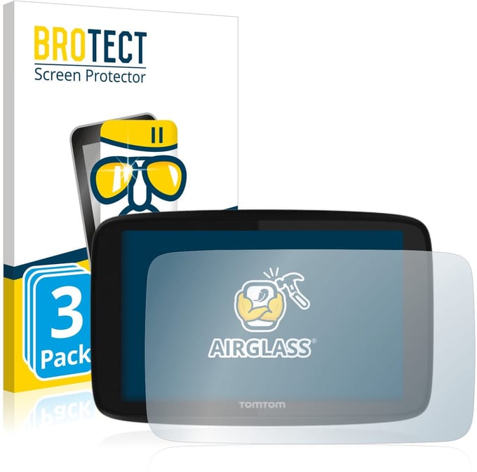 Screenprotector 3 Stuks voor TomTom GO 520 / GO 5200 Beschermglas transparant