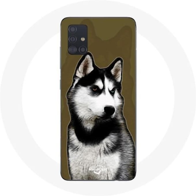 Samsung Galaxy A51 Siberische Husky hoesje