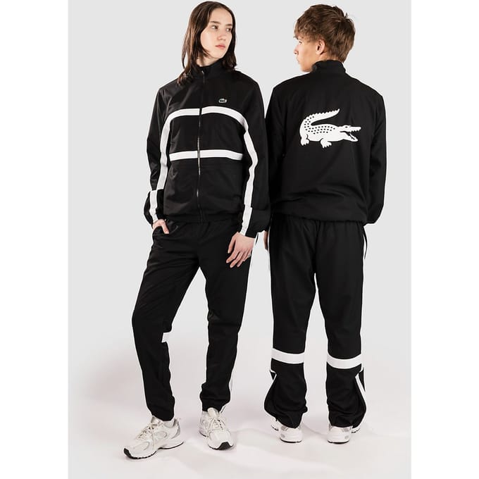 Lacoste Regular Fit Off Court Water-Repellent Joggingbroek zwart