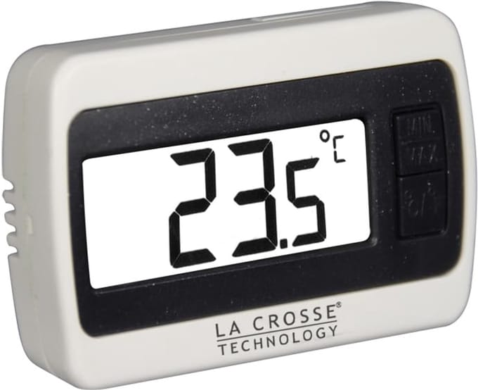 Kleine Binnenthermometer - Wit - Accuraat en Stijlvol