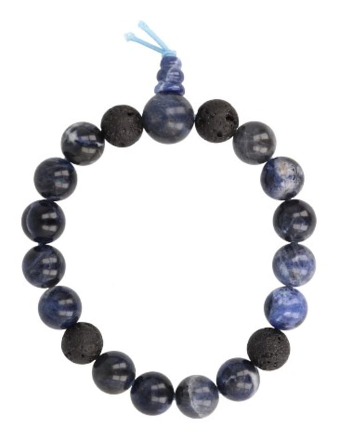 Sodaliet powerbead mannen armband