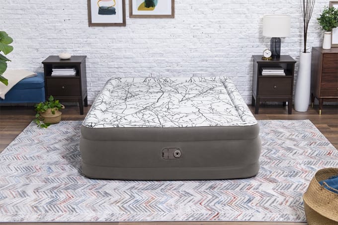 Bestway Luchtbed met ingebouwde pomp 203x152x46 cm