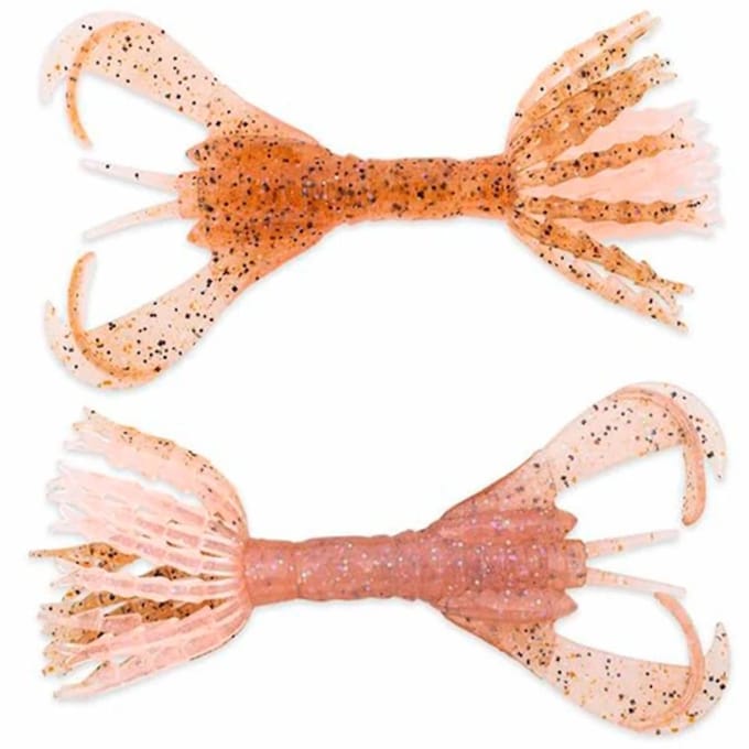 Keitech Hyper Spider 3.2 (8 cm) Softbait - 6 stuks Electric Shrimp 445T