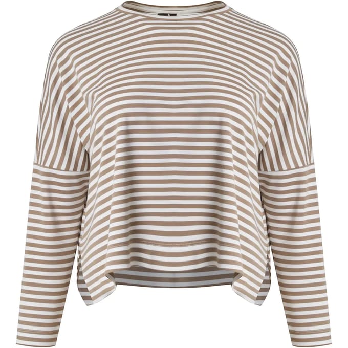 Dames Viscose Lange Mouwen T-shirt Mat Fashion