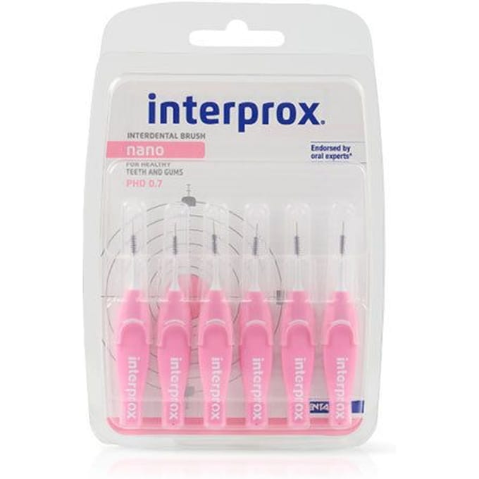 Interprox Nano - Roze - PHD 0,7 mm - 6 Ragers