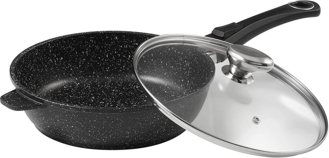 Stew Pan in Stone Look - 24 cm for All Cookers