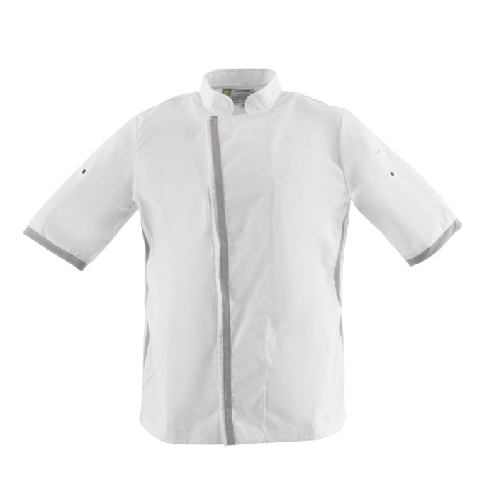 Southside unisex koksbuis korte mouw wit S