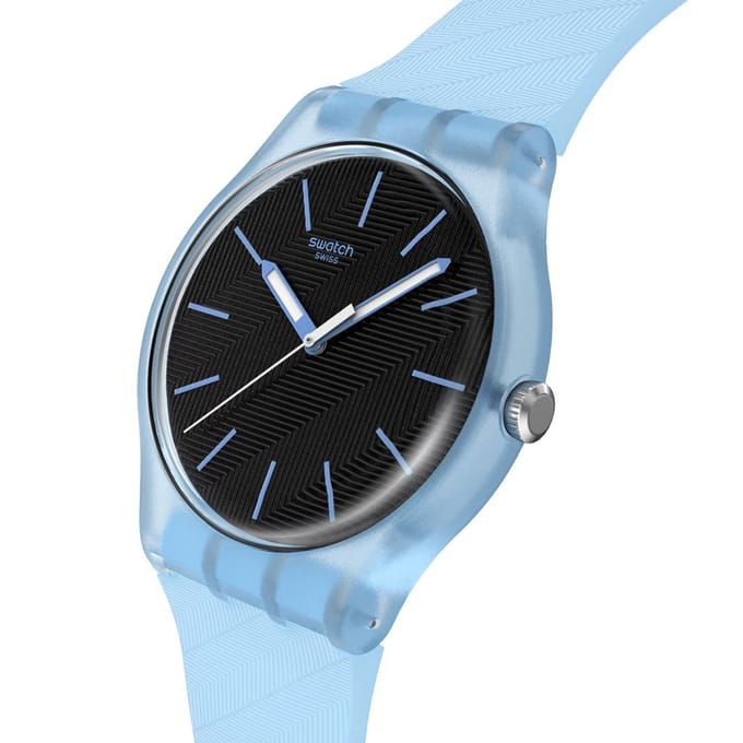 Swatch Originals Large (41mm) SO29L101 Blue Moves Horloge