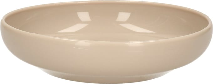 Plasticforte Kommetje/schaaltje - taupe - D16 x 4 cm - 520 ml - kunststof