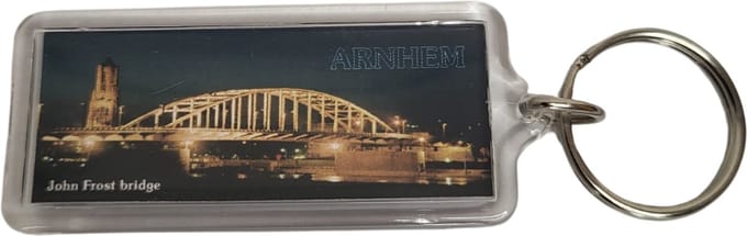 Arnhem Sleutelhanger John Frost Bridge Nacht