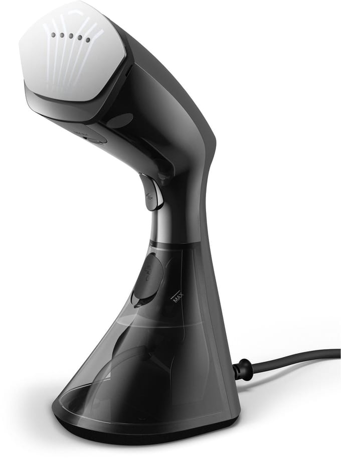 Philips-handstomer, 32 g/min continue stoom, zwart (GC800/80)